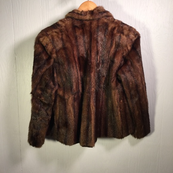 Vintage real fur coat brown - Picture 6 of 6